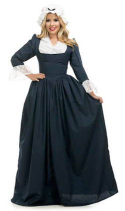 Martha Washington Colonial Woman Adult Costume